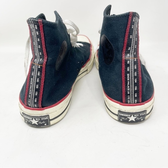 CONVERSE X SHOE PALACE Black BOOM BOX Chuck Taylor High Top BASCOM 1993 Sz 11 - Picture 5 of 12